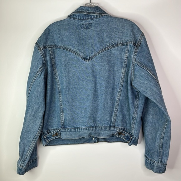 Vintage Arizona Denim Jean Trucker Jacket Size Large - Picture 4 of 8